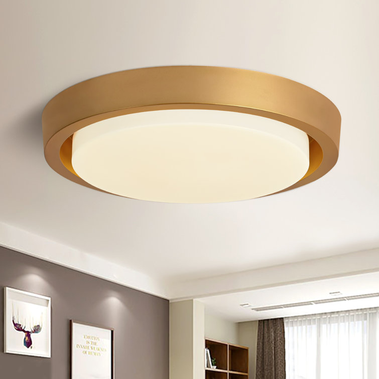 Mercer41 Kasondra Acrylic LED Flush Mount Wayfair